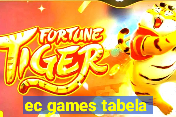 ec games tabela